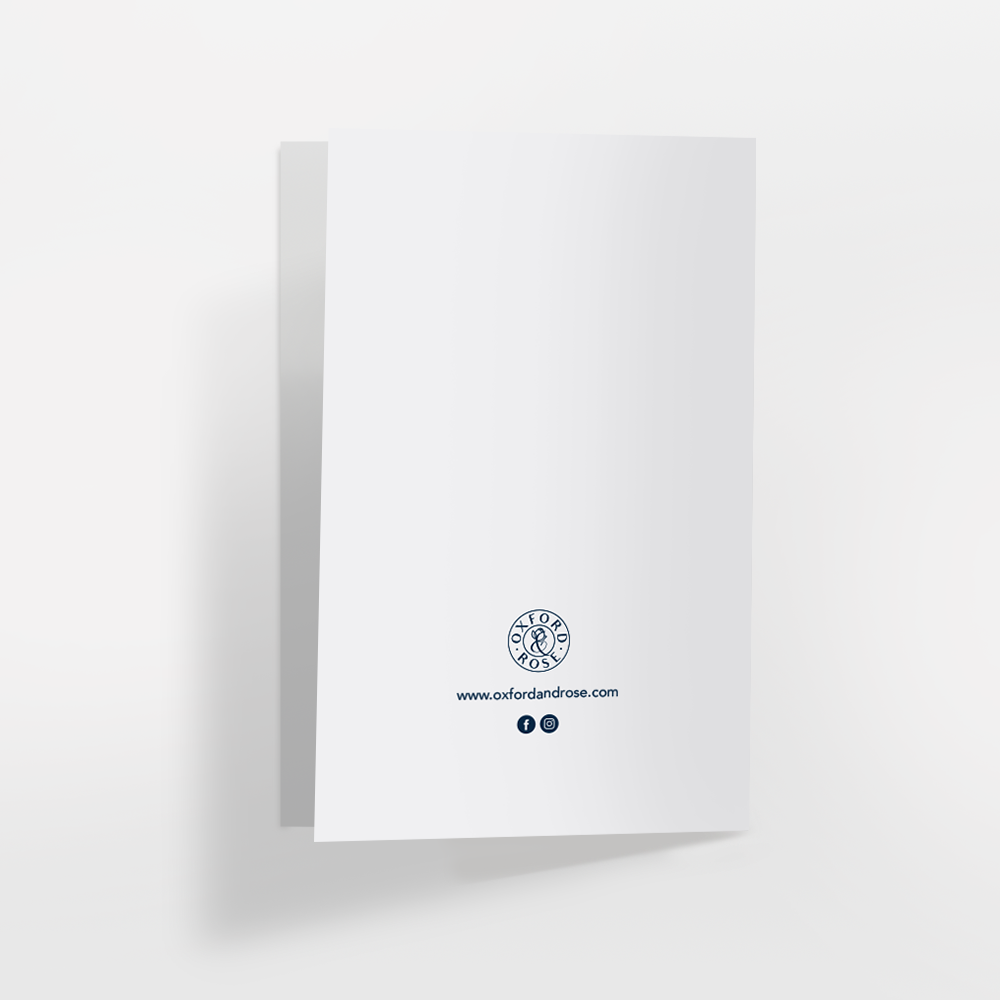 Oxford & Rose Free Greeting card