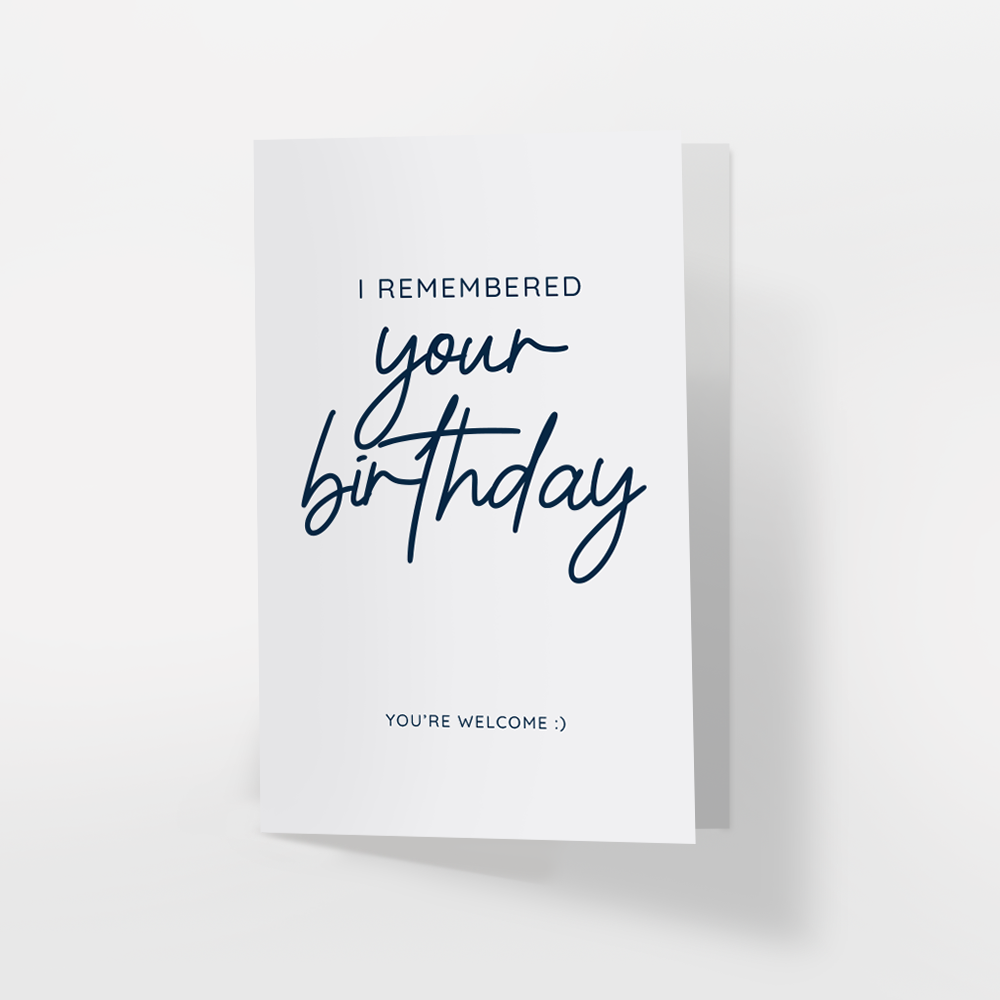 Happy Birthday Greeting Card