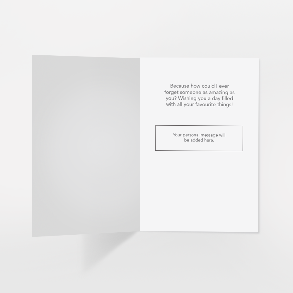 Happy Birthday Greeting Card
