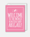 Welcome to the world Baby Girl
