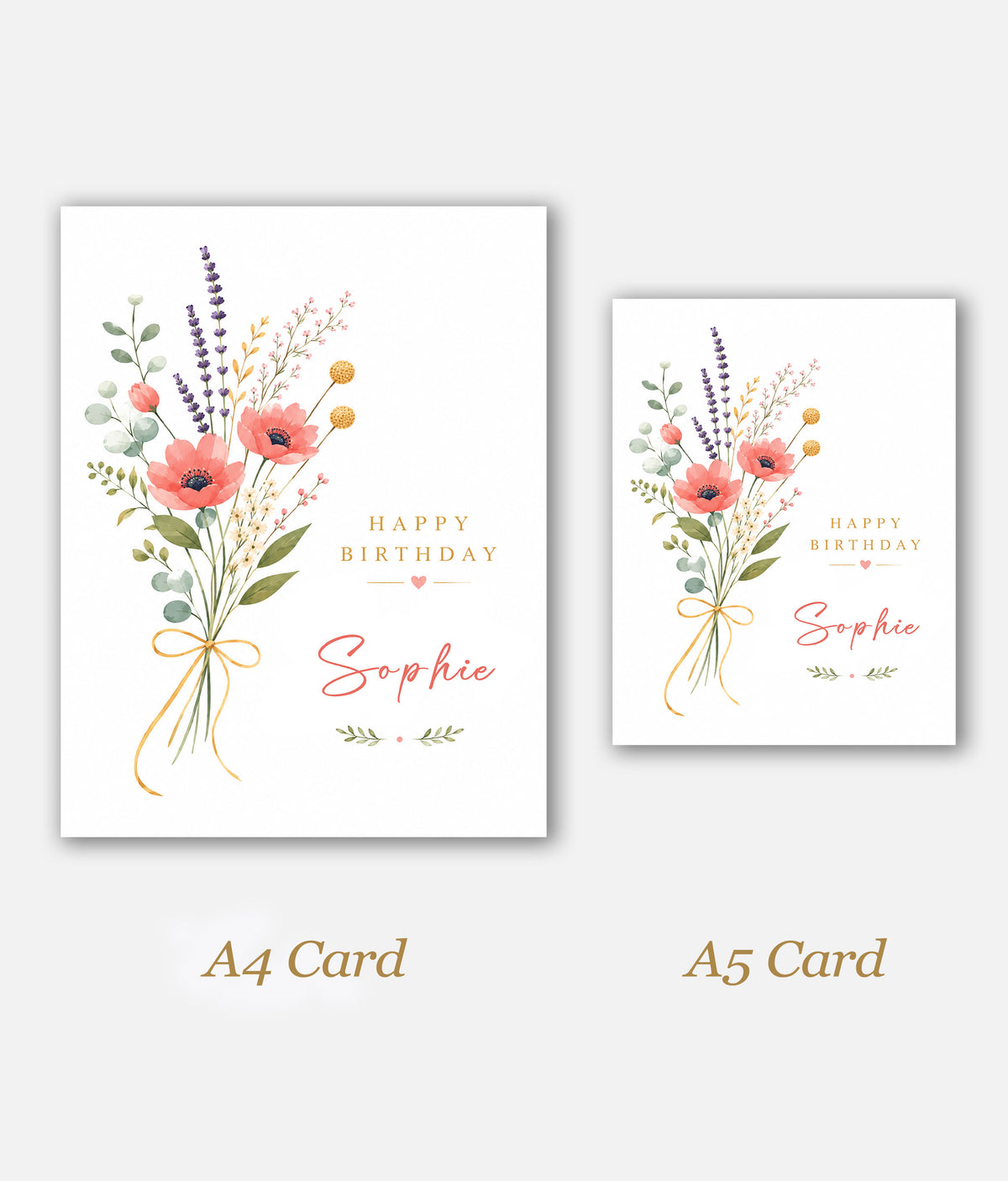 Coral Birthday Flowers