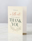 A Thank You From the Heart