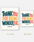 Thank you for being wonderful!