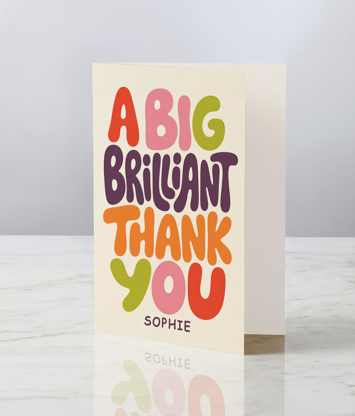 A Big Brilliant Thank You