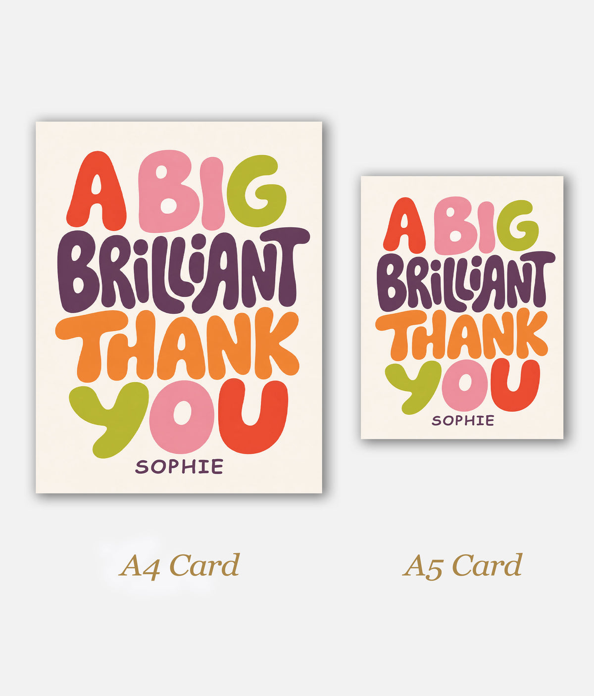 A Big Brilliant Thank You
