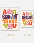 A Big Brilliant Thank You