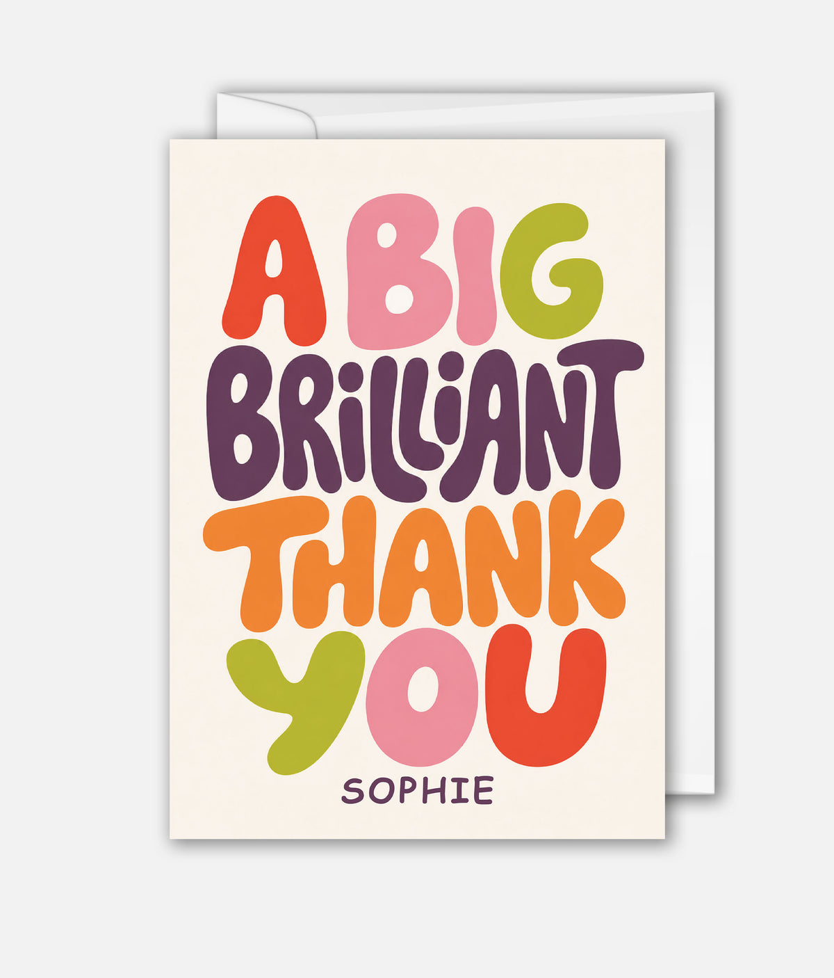A Big Brilliant Thank You