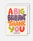 A Big Brilliant Thank You