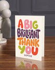 A Big Brilliant Thank You