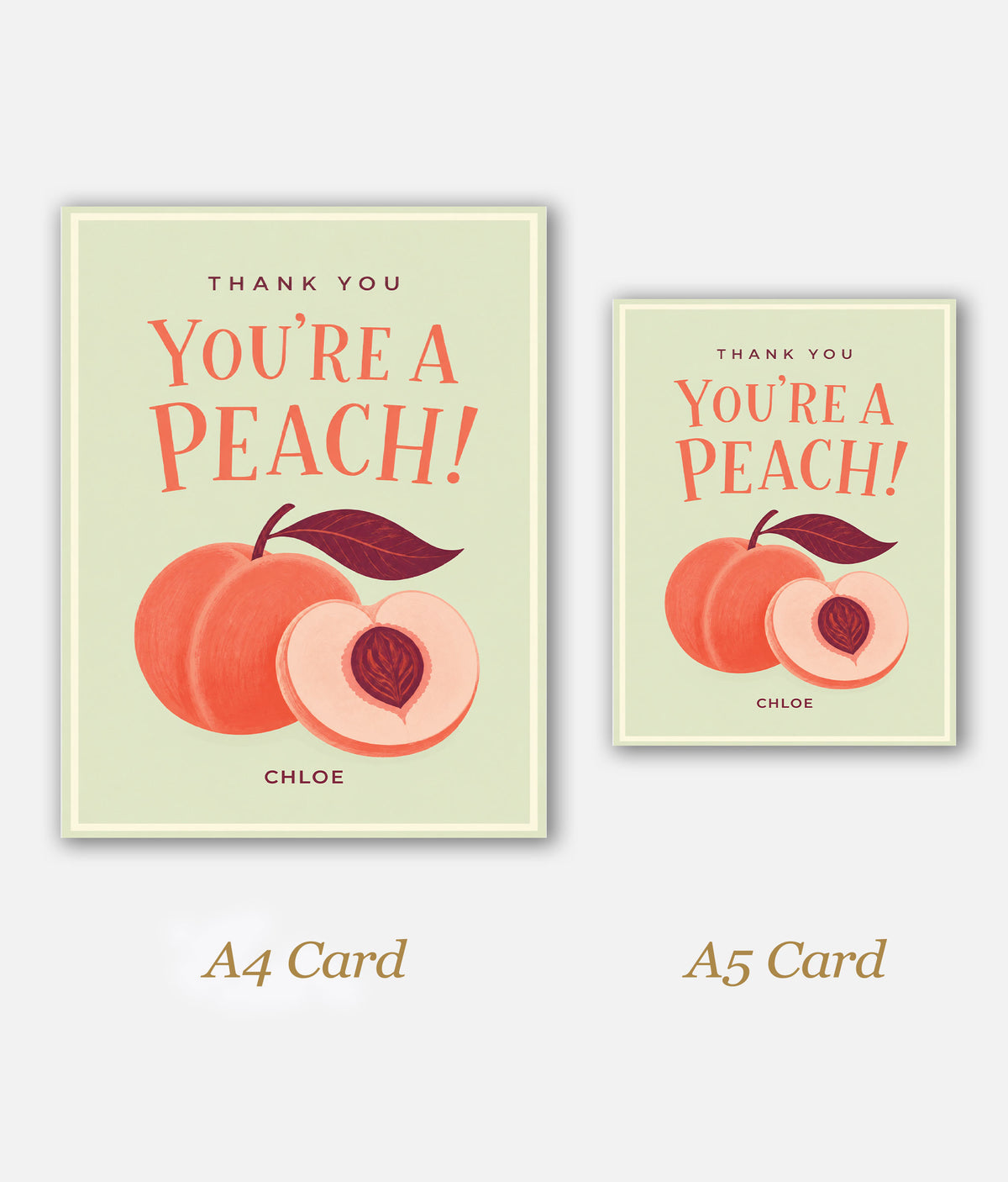 Thank you, You're a Peach