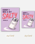Sorry I Was A Bit Salty