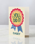 You Did It!